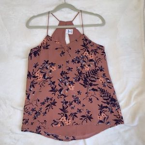 Express floral sleeveless top